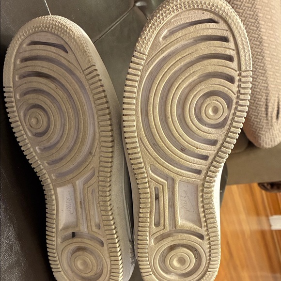 Nike Air Force 1 Black and White Athletic Shoes - Picture 3 of 3